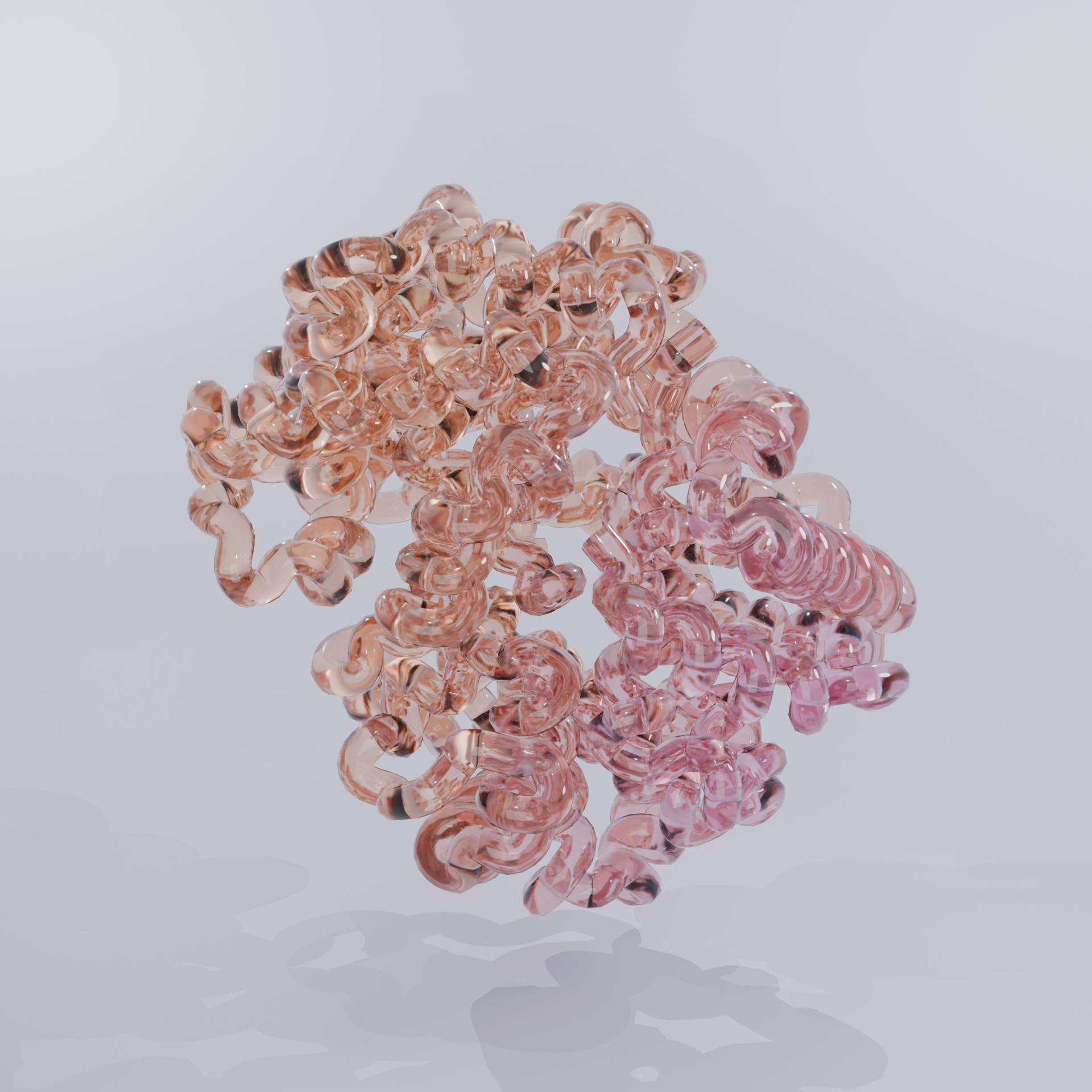 Haemoglobin in Clear Glass